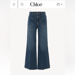 ✨ NWT CHLOE CROPPED BOOTCUT JEANS IN DENIM SPRING 2025